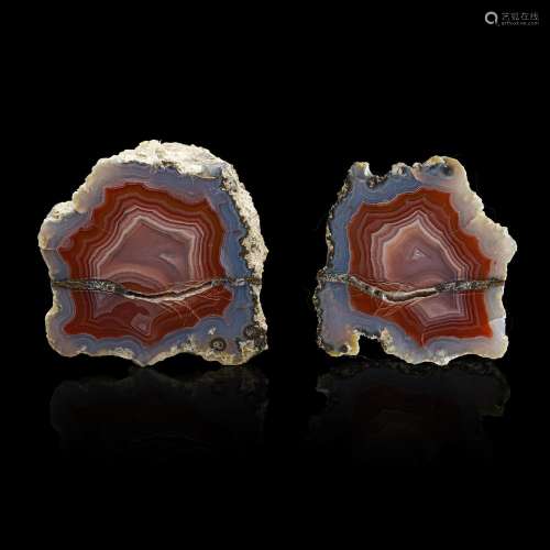 Colorful Laguna Agate "Split"