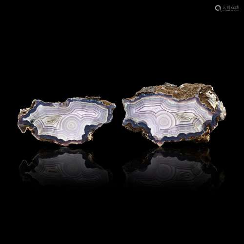 Lavender Laguna Shadow Agate "Split"