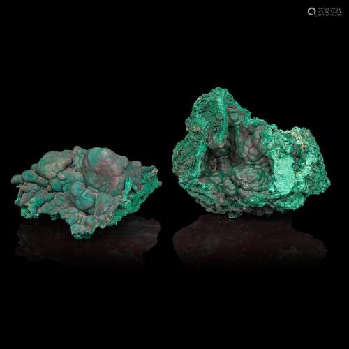 Two Malachite Specimens