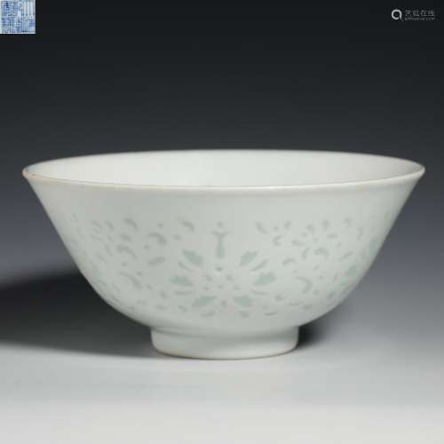 Qing Dynasty exquisite porcelain bowl