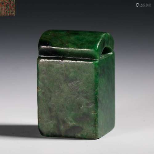 Qing Dynasty jade seal