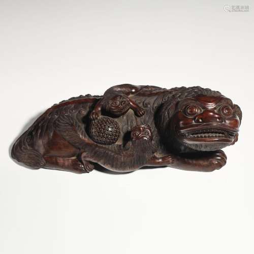 Qing Dynasty mahogany too little division decoration