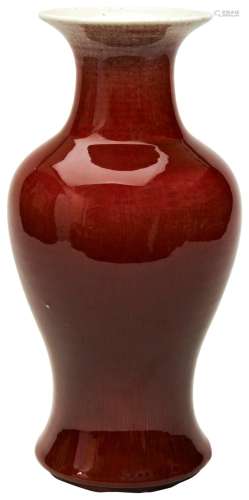 COPPER-RED LANGYAO BALUSTER VASE QING DYNASTY, 18TH CENTURY ...