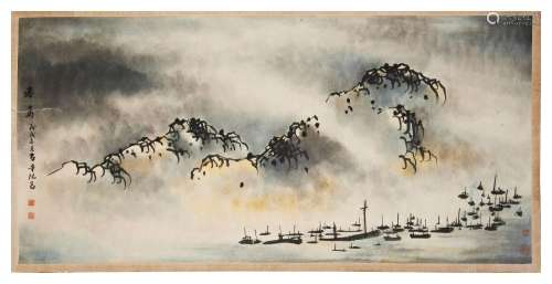 LUI SHOU-KWAN (1919-1975) HONG KONG ink and colour on paper,...
