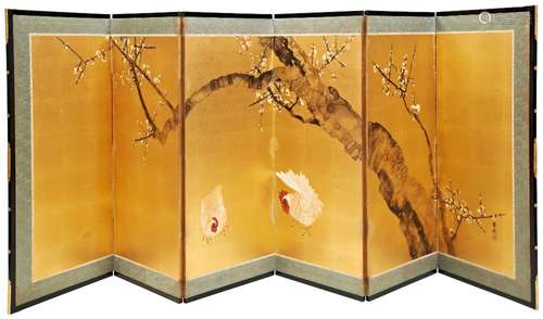 IGUCHI KASHU (1880-1930) LATE MEIJI / TAISHO PERIOD a six fo...