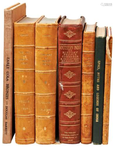 SEVEN ASSORTED VOLUMES OF INDIAN REFERENCE BOOKS The Art of ...