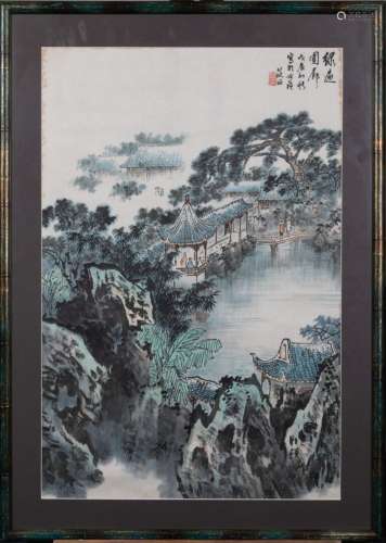 CHINE - Vers 1900 attribué à Wang Xi-Qi