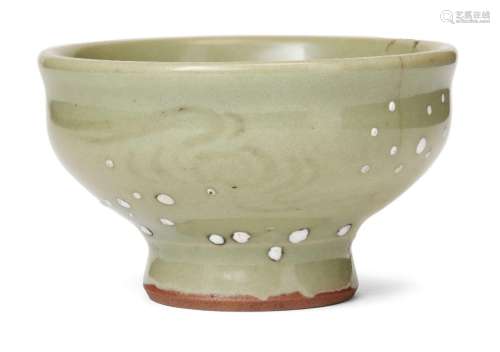 A Chinese stoneware Longquan celadon-glazed cup, 15th centur...