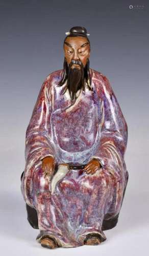 A Shiwan Porcelain Sculpture 19thC