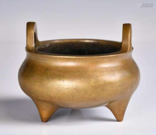 A Bronze Tripod Censer Qing