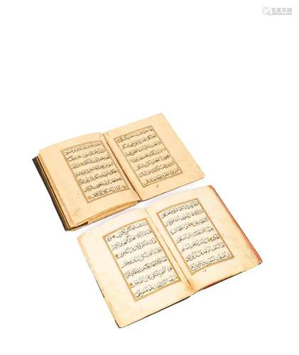 TWO OTTOMAN QURAN JUZ, 16TH CENTURY