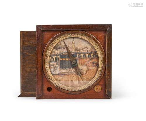 A VERY RARE SAMPLE OF AN OTTOMAN QIBLA INDICATOR FOR A SHIP,...