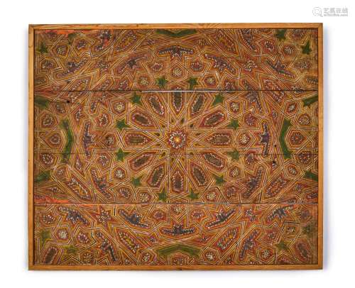 A CARVED WOODEN PANEL, MAMLUK, 14TH CENTURY, EGYPT