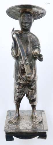 Chinese Export silver Wang Hing WH figurine, H: 75 mm, 27g. ...