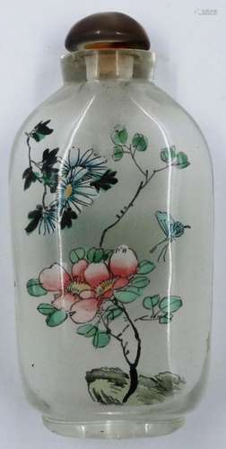 A 20th century Chinese interior painted snuff bottle with st...