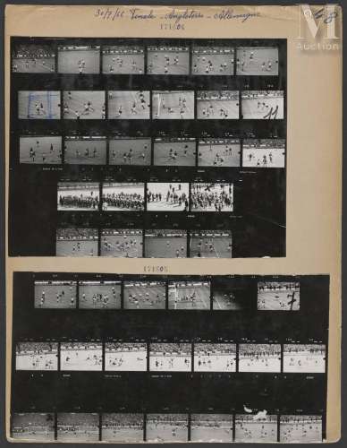 Planches contacts Angleterre – Allemagne (4-2 a.p.), 1966, W...