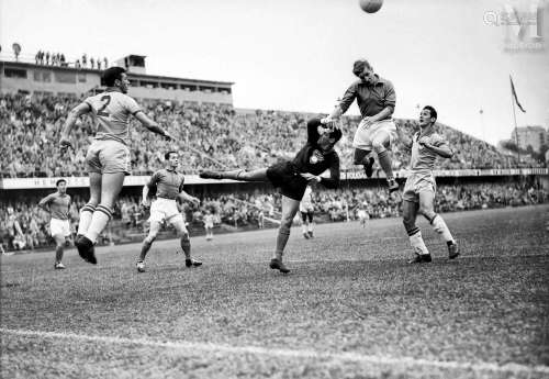 Raymond Kopa, Coupe du monde 1958, Stade Rasunda, Solna, Suè...