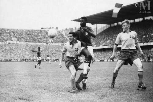 Pelé, Coupe du monde 1958, Rasunda Stadion, Solna, Suède