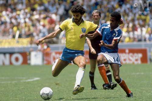 France - Brésil (1-1, 4-3 aux t.a.b.), 1986, Stade Jalisco, ...