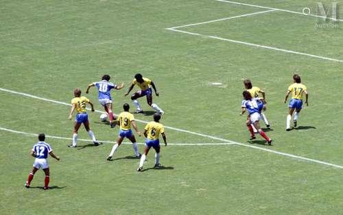 France - Brésil (1-1, 4-3 aux t.a.b.), 1986, Stade Jalisco, ...