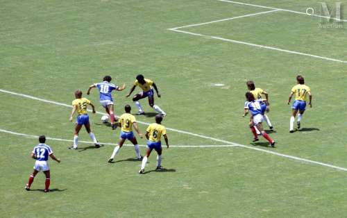 France - Brésil (1-1, 4-3 aux t.a.b.), 1986, Stade Jalisco, ...