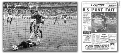 Diptyque France – Espagne (2-0), 1984, Parc des Princes