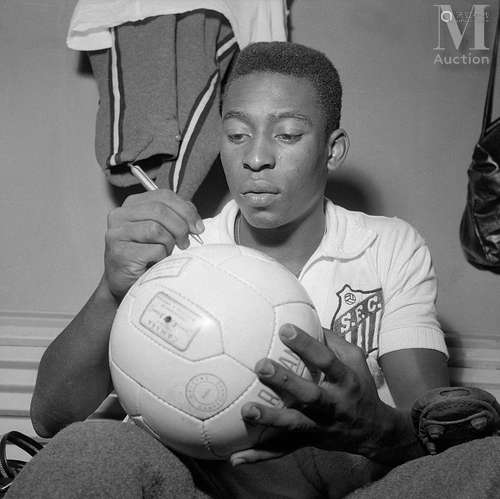 Pelé, 1960, ancien Parc des Princes, Paris