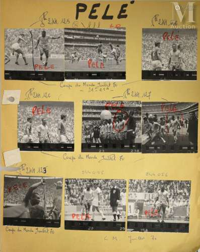 Planches contact Pelé, 1970-1971