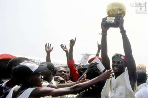 George Weah, 1995, Monrovia, Libéria