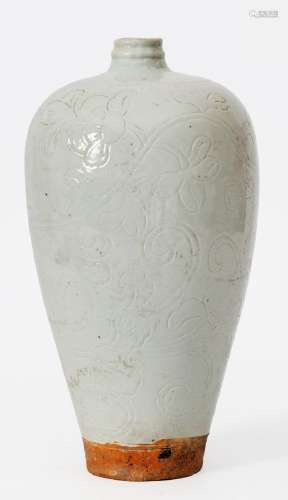 Chine, Epoque Song (960-1279)Rare vase Qingbai de forme meip...