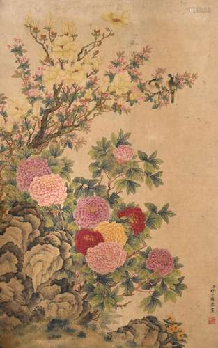 In the style of Zou Yigui (1688-1772) but early 20th century