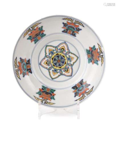 A Chinese doucai ogee-bowl
