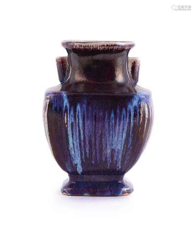 A Chinese flambé vase