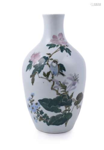 A Chinese celadon ground vase