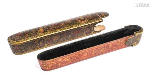 A QAJAR PEN BOX (QALAMDAN)