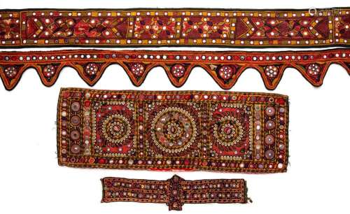 A GROUP OF MISCELLANEOUS INDIAN AND CENTRAL ASIAN TEXTILES