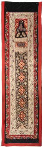 A LARGE OTTOMAN EMBROIDERED HANGING