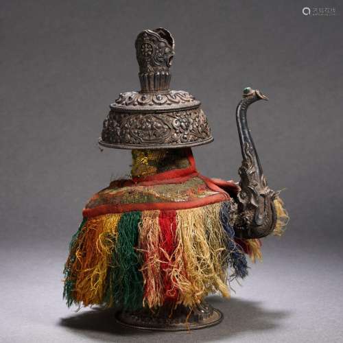 A Tibetan Bronze Initiation Vase