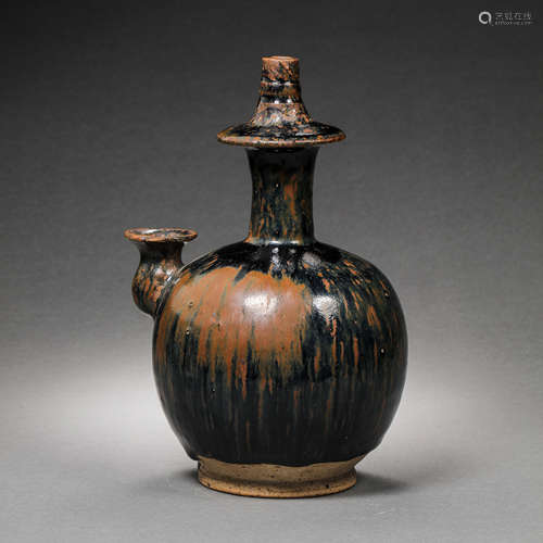 CHINA SONG DYNASTY CIZHOU WARE IRON EMBROIDERY VASE