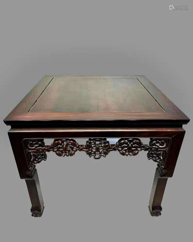 CHINESE MING DYNASTY MAHOGANY SQUARE TABLE