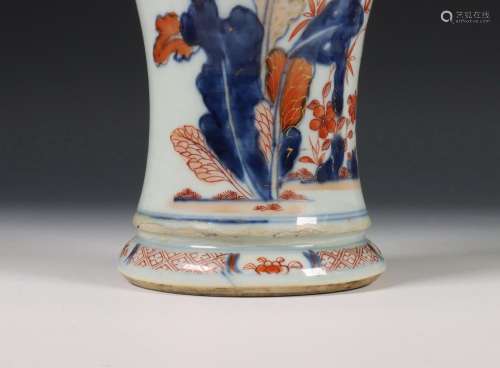 China, Imari porseleinen dekselvaas, 18e eeuw,