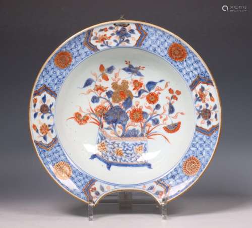 China, Imari porseleinen scheerbekken, Qianlong periode (173...