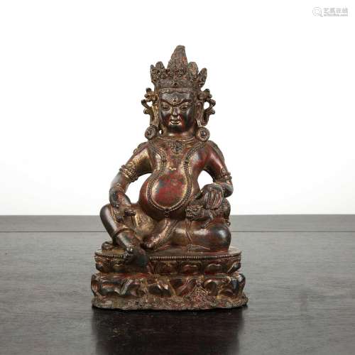 Bronze figure of Luohan Chinese, 19th Century depicted with ...