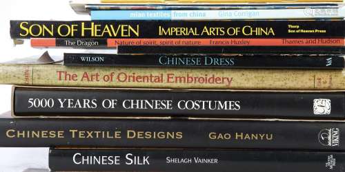 Books on Chinese textiles and embroidery to include Chinese ...