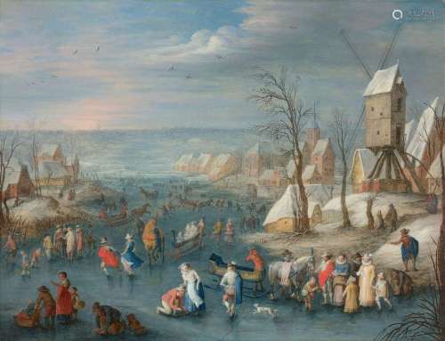 Josef van BREDAEL Anvers, 1688 - Paris, 1739Paysage d'hiver ...