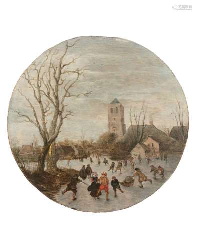 Esaias van den VELDE Amsterdam, 1587 - La Haye, 1630Patineur...