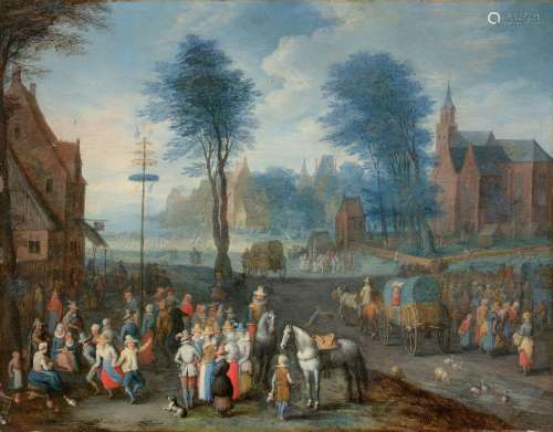 Josef van BREDAEL Anvers, 1688 - Paris, 1739Réjouissances vi...