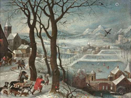 Ecole flamande du XVIIIe siècle D'après Pieter Brueghel l'An...