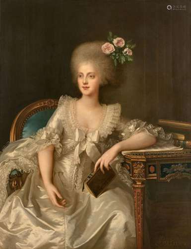 Camillo LANDINI Vers 1776-1821Portrait de Marie-Caroline de ...