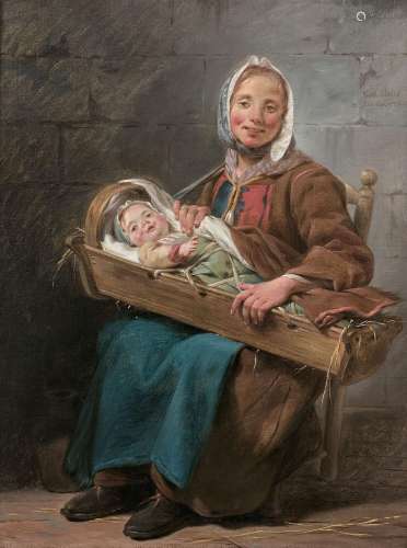 Noël HALLÉ Paris, 1711 - 1781Une Savoyarde (portrait de Gene...
